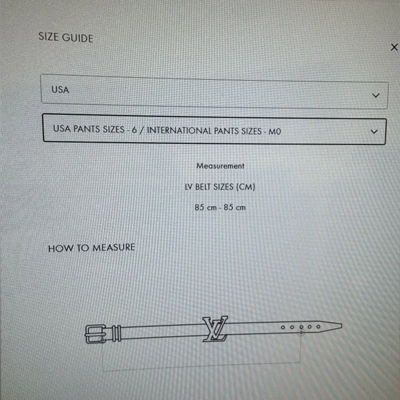 Authentic Louis Vuitton Initiales 30mm Black Reversible Belt size 85 cm - Picture 4 of 10